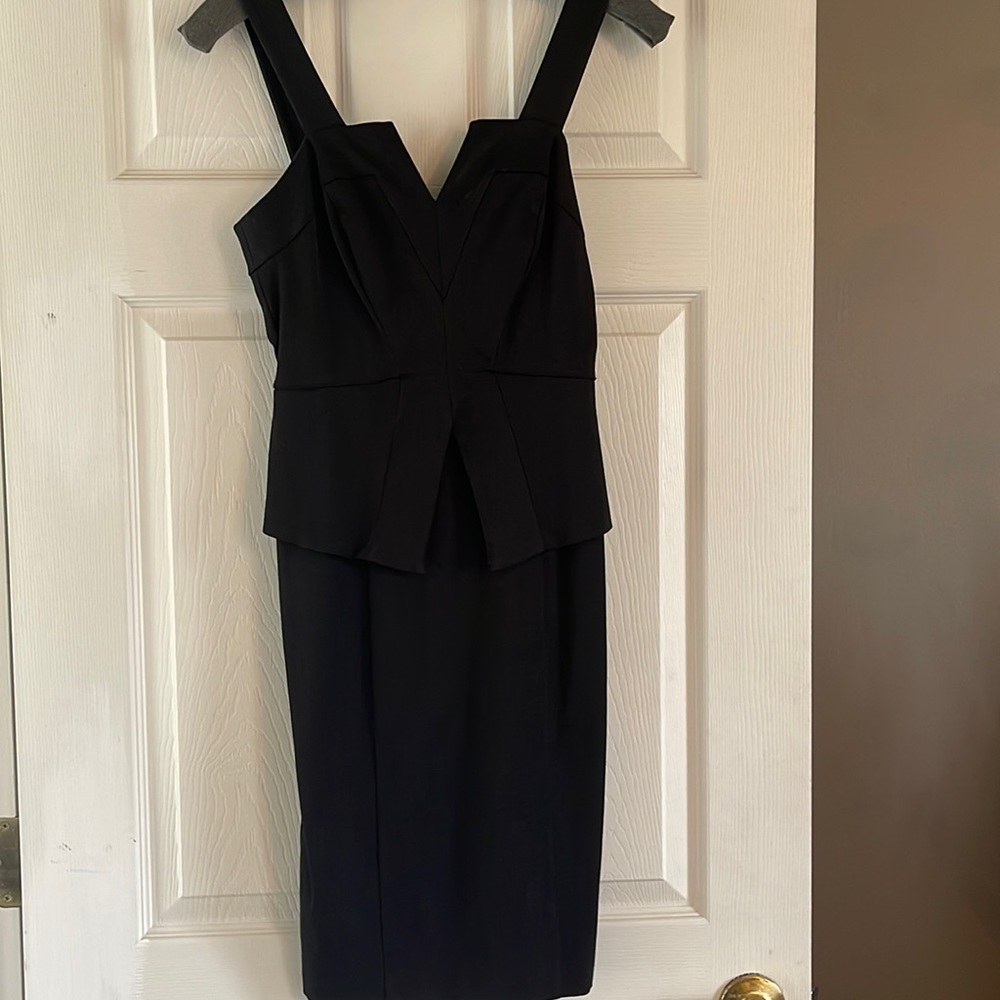 White House black market peplum sheath nwt